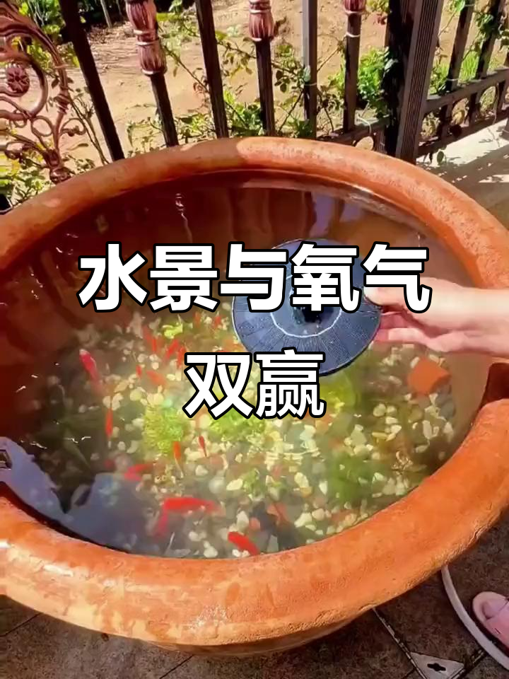 太阳能喷泉，水景增氧两全其美，鱼池假山皆适用