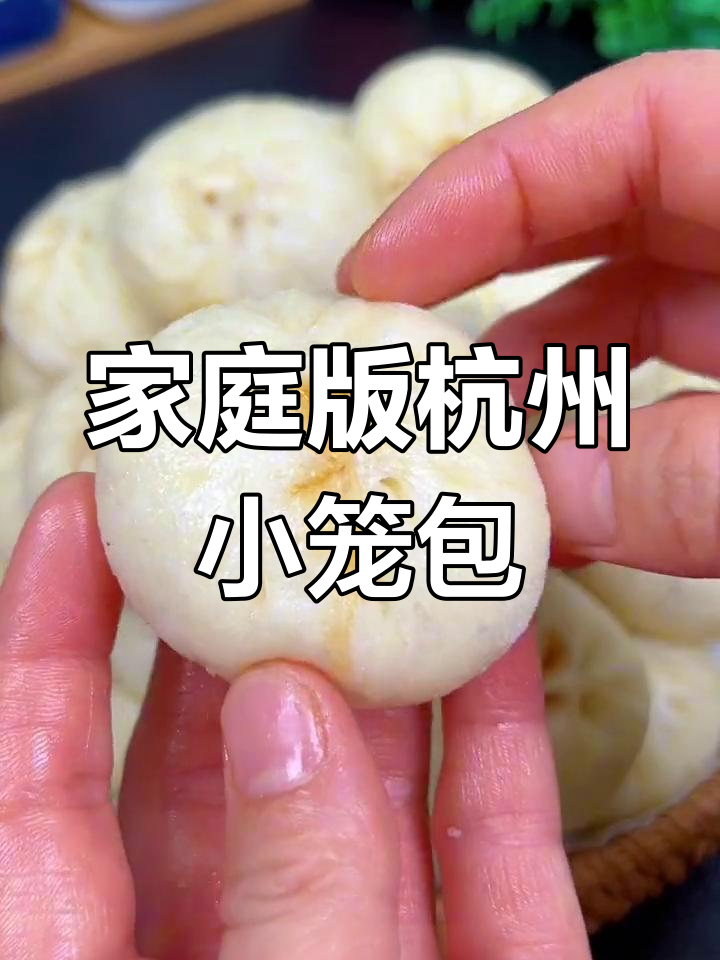 在家轻松做杭州小笼包,外皮软嫩肉鲜多汁
