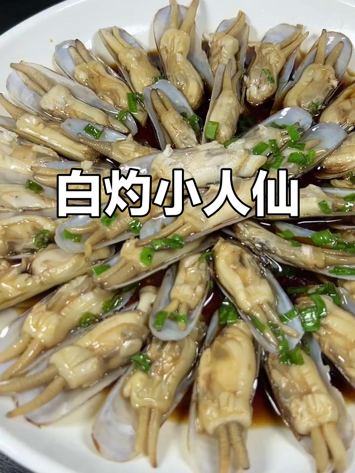 小人仙白灼做法,鲜嫩多汁又简单