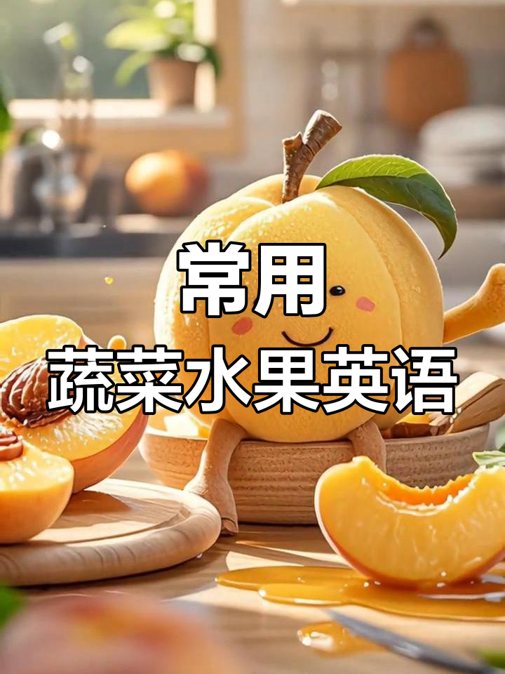 常见水果蔬菜英文大集合,快速掌握这些单词!