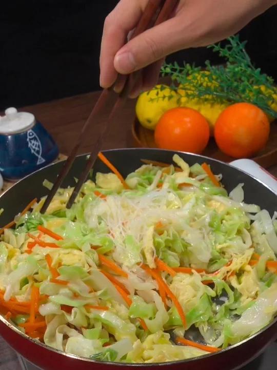 粉丝包菜的做法