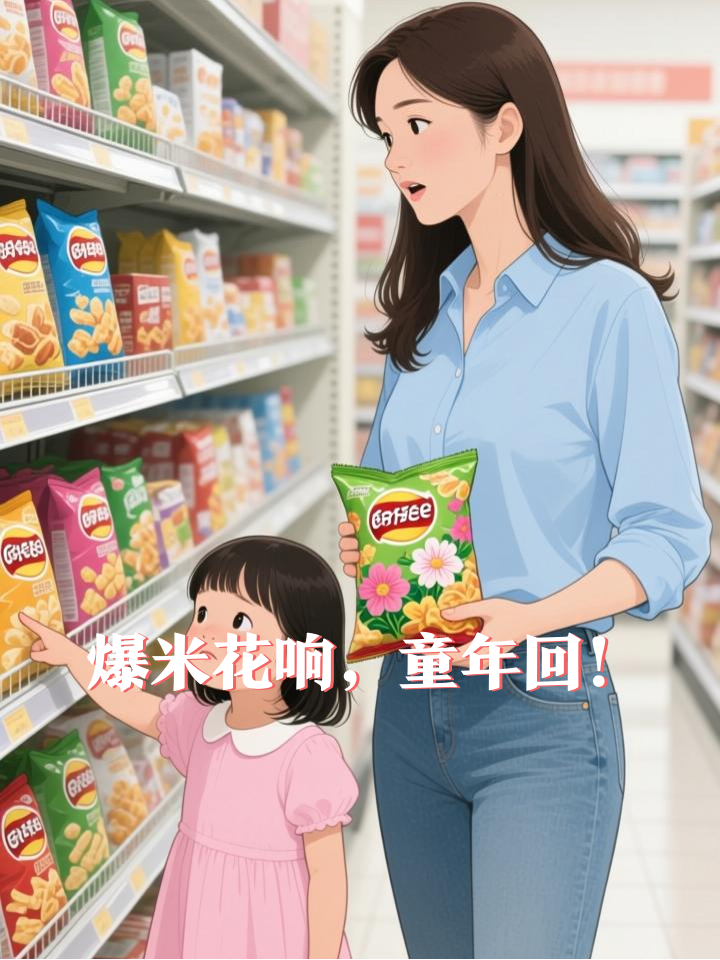 超市遇冷怀旧零食,街头重逢爆米花香!