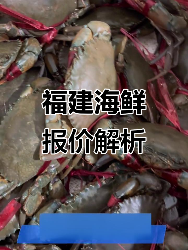 福建海鲜大揭秘:鳗鱼、罗氏虾、红膏蟹价格一览