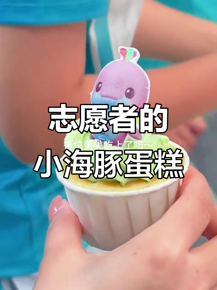 广州全运会志愿者们的400只小海豚蛋糕,萌翻了!