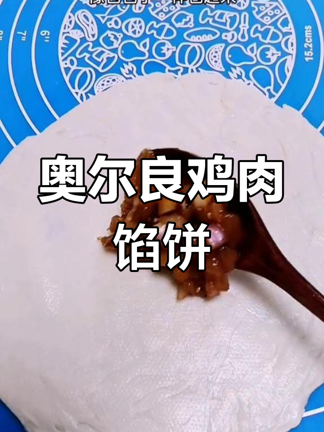 奥尔良鸡肉馅饼,鲜嫩美味轻松做!