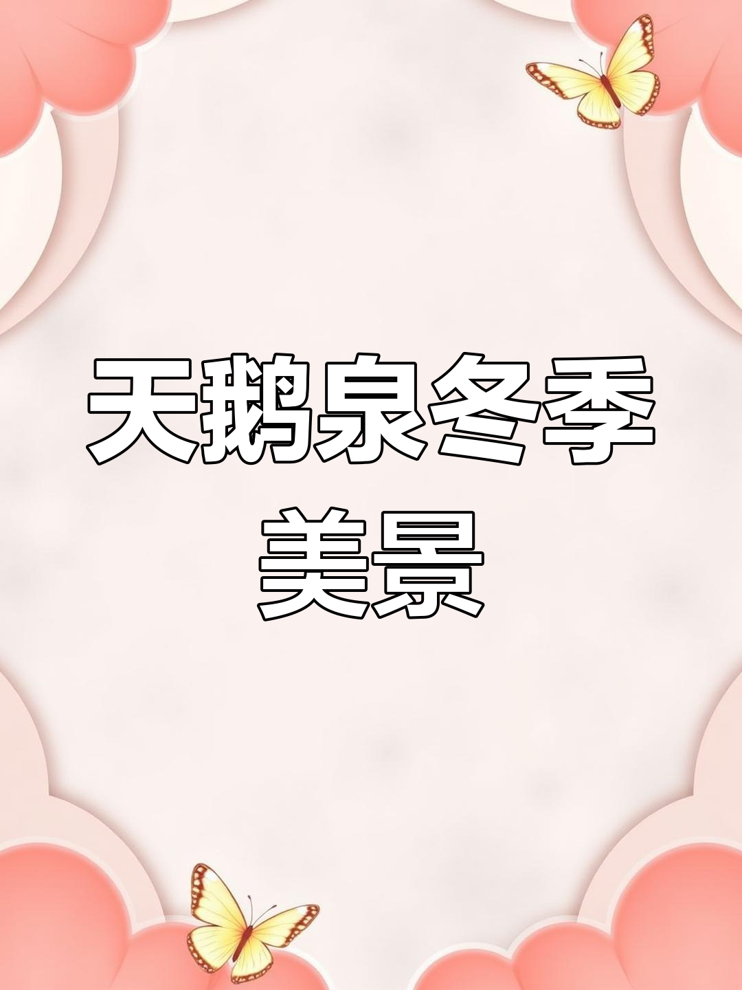 新疆天鹅泉的冬日奇观,大自然与野生动物的和谐共处