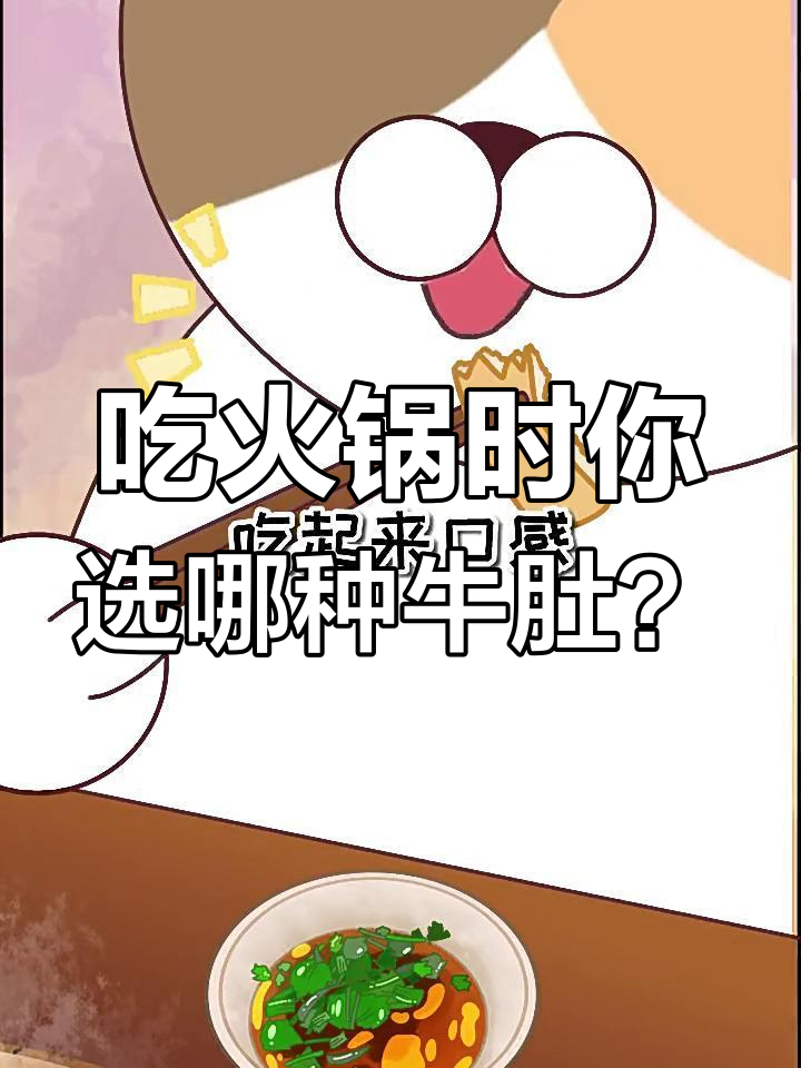 火锅必吃牛肚,了解不同部位口感与特点