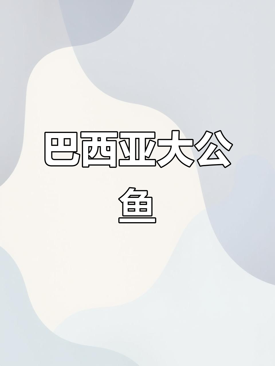 稀有巴西亚大公鱼,发情期头起惊人!