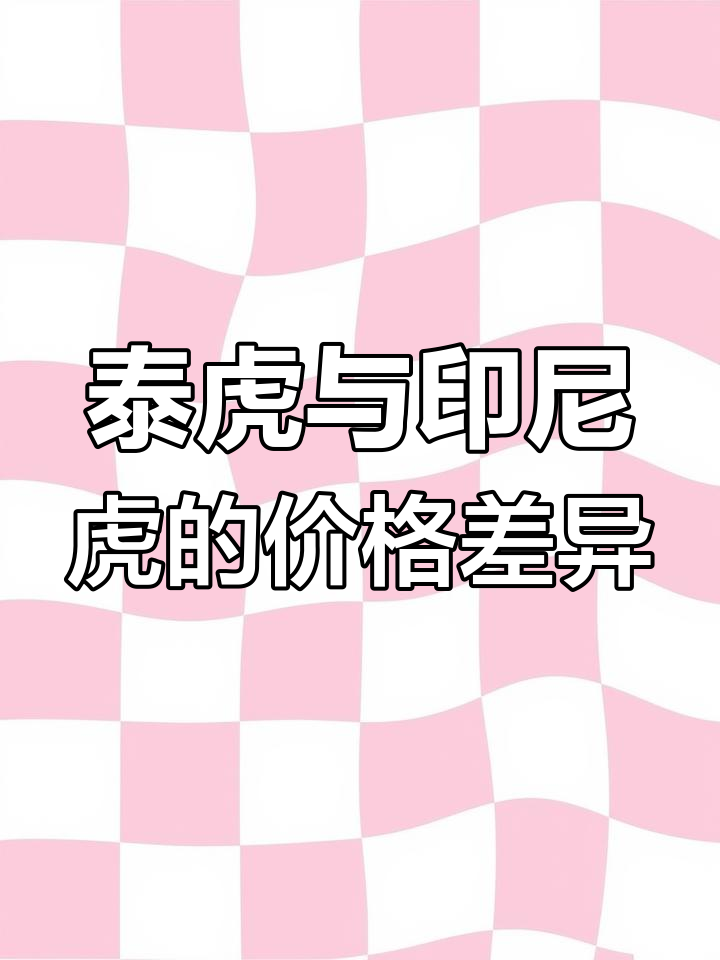 泰国虎鱼价格揭秘,印尼虎更亲民