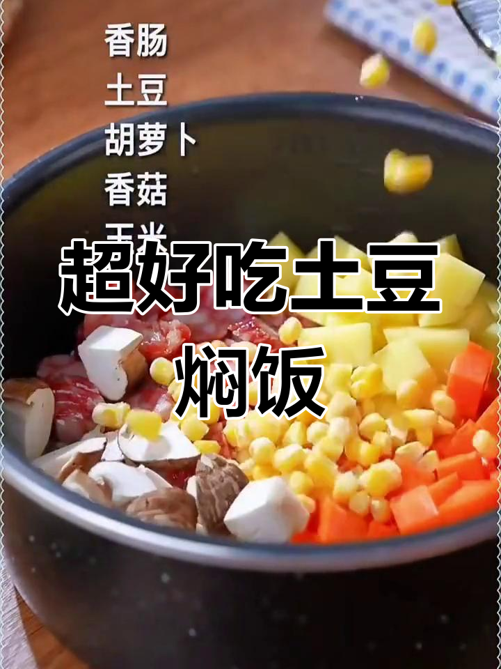 简单又好吃的土豆焖饭,零失败做法大揭秘