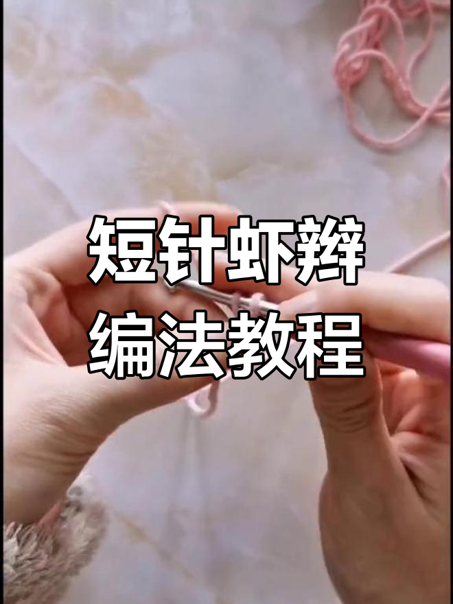 短针虾辫编织技巧,打造独特包带、腰带或毛衣装饰