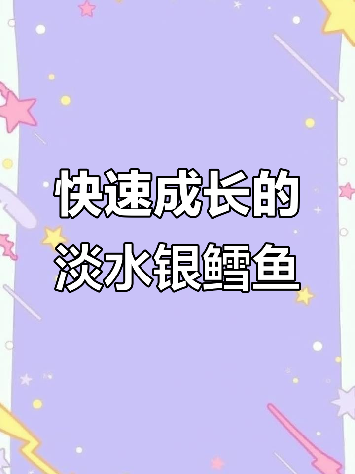 淡水银鳕鱼:比草食性更强,生长迅速的鱼类新宠