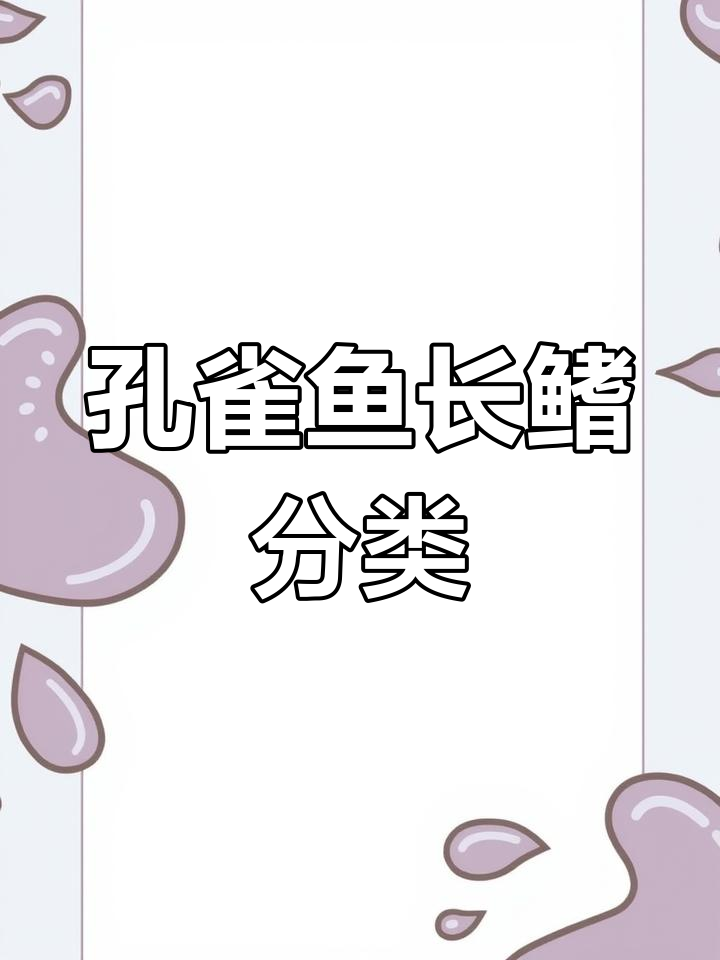 孔雀鱼长鳍类型全解析:从缎带到花瓣体