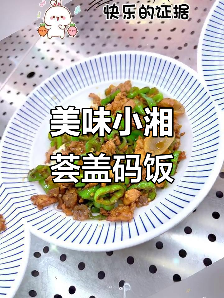 小湘荟辣椒炒肉盖码饭,下饭菜必试!