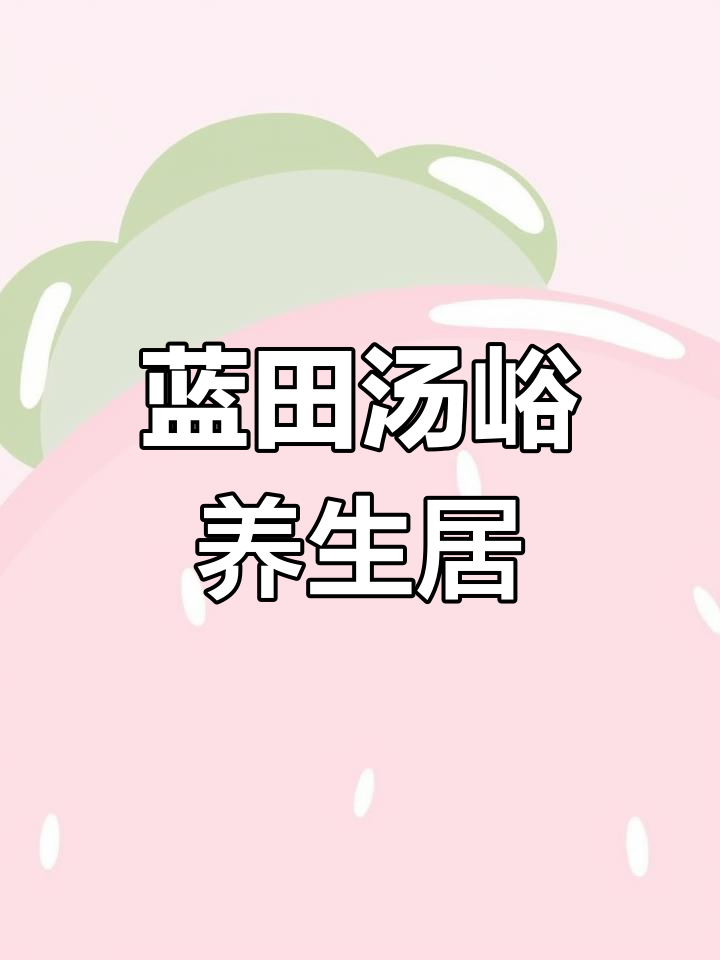 蓝田汤峪温泉小镇,精装全配养老家园等你来享