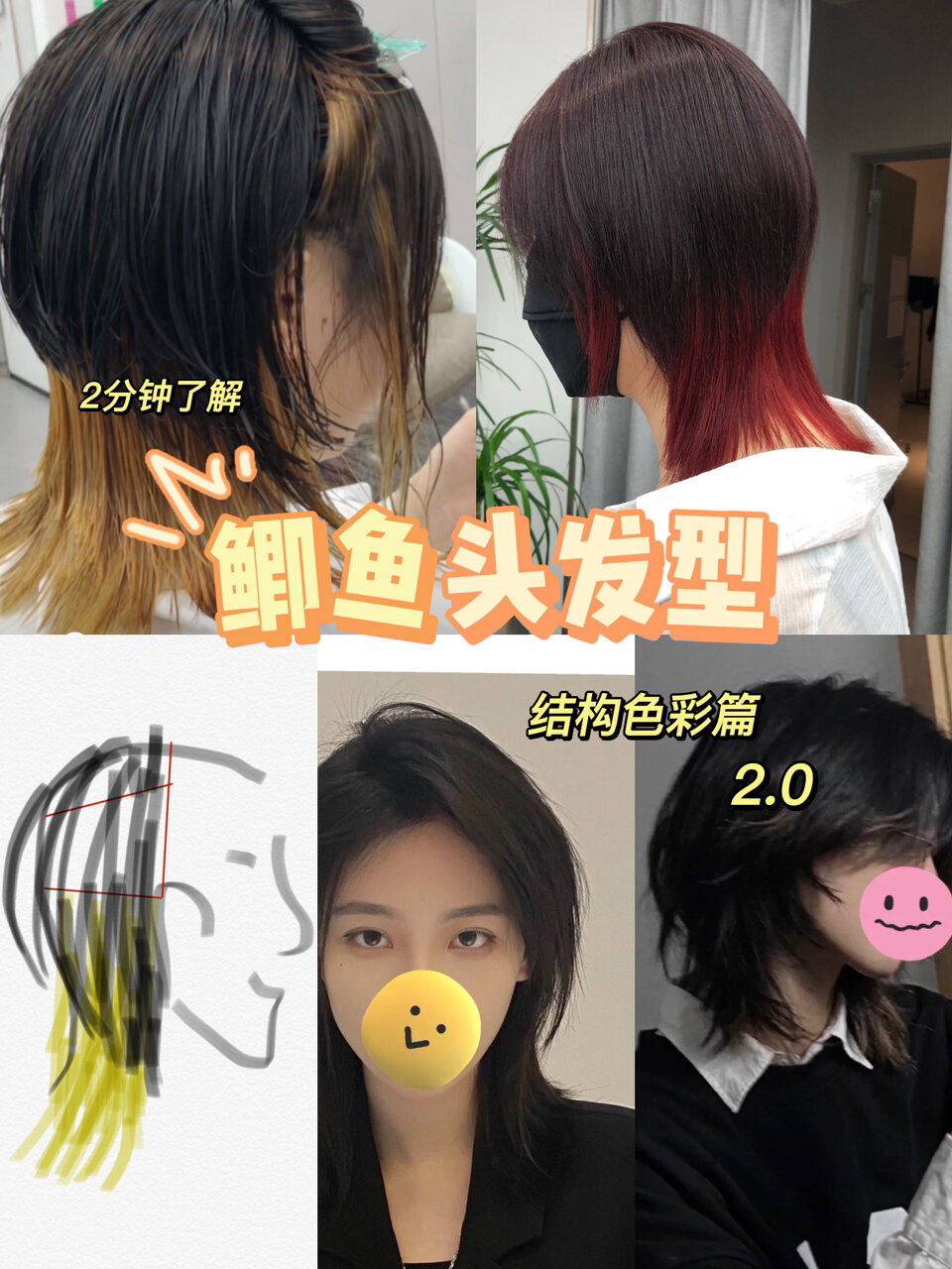 鲻鱼头发型