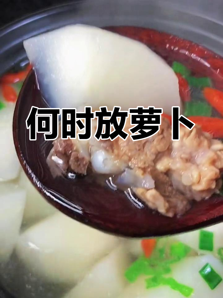 萝卜排骨汤的正确做法