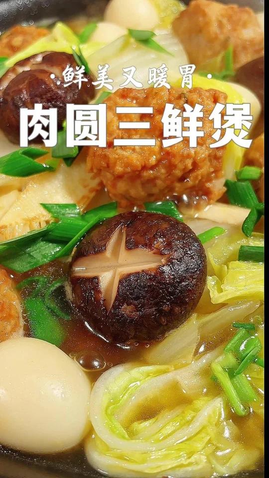 肉圆三鲜 暖心暖胃