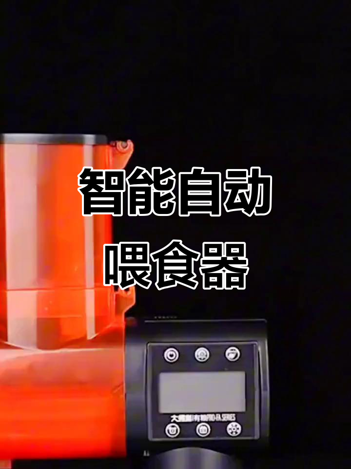 自动喂食器让鱼缸管理更轻松,定时投喂省心又省力