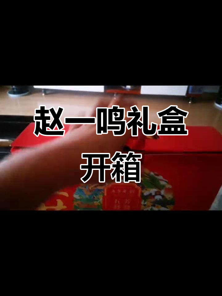 赵一鸣零食礼盒开箱,五香猪肉和减脂小诺都在里面!