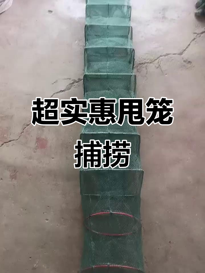 66元三条甩笼,轻松捕鱼摸虾,超值实用工具