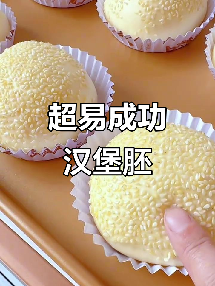 一次发酵超简单,新手必学万能汉堡胚做法