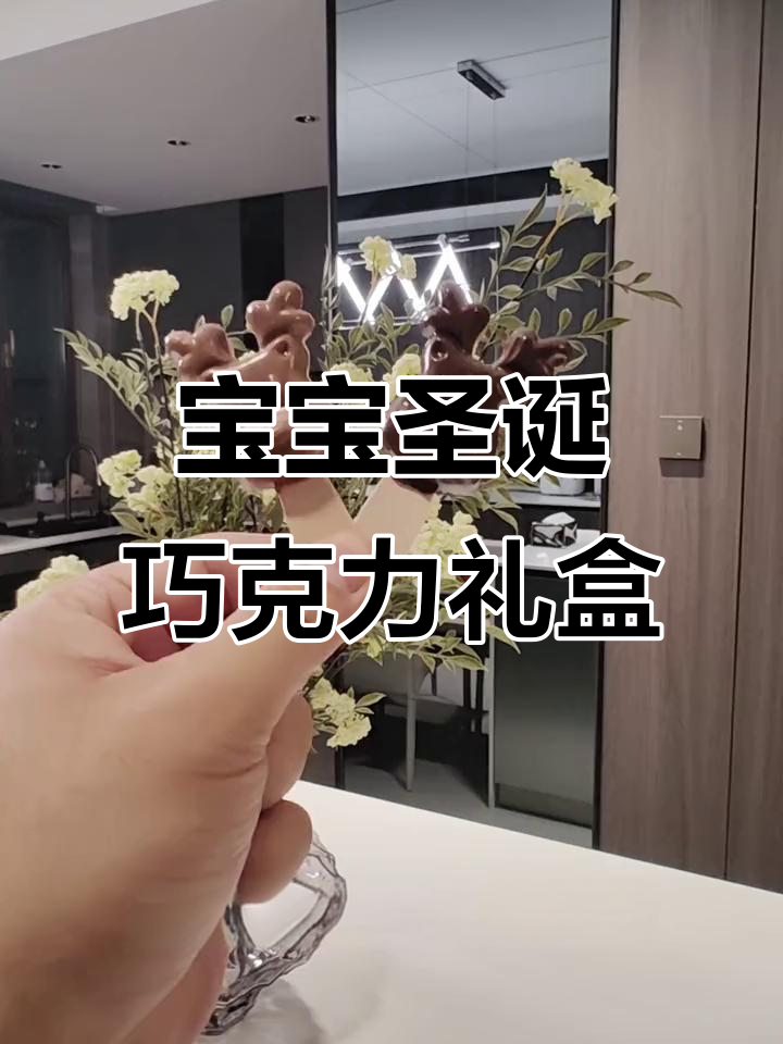 圣诞节巧克力礼盒,宝宝超爱的可爱造型!