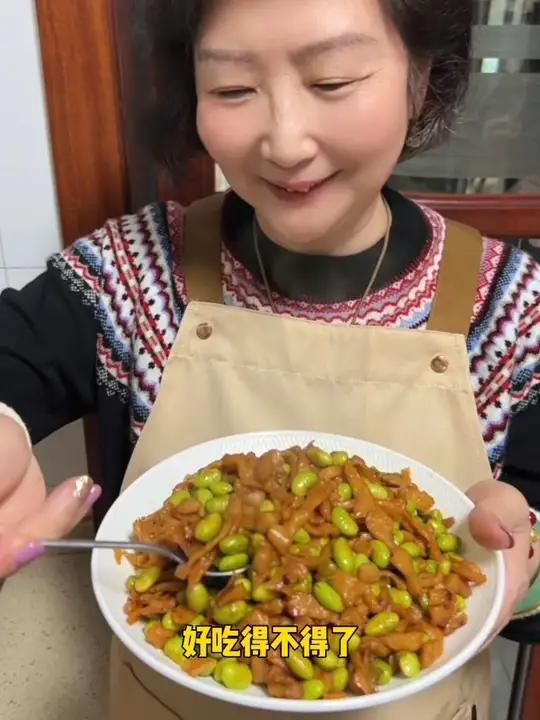 萝卜干炒毛豆子#上海家常菜