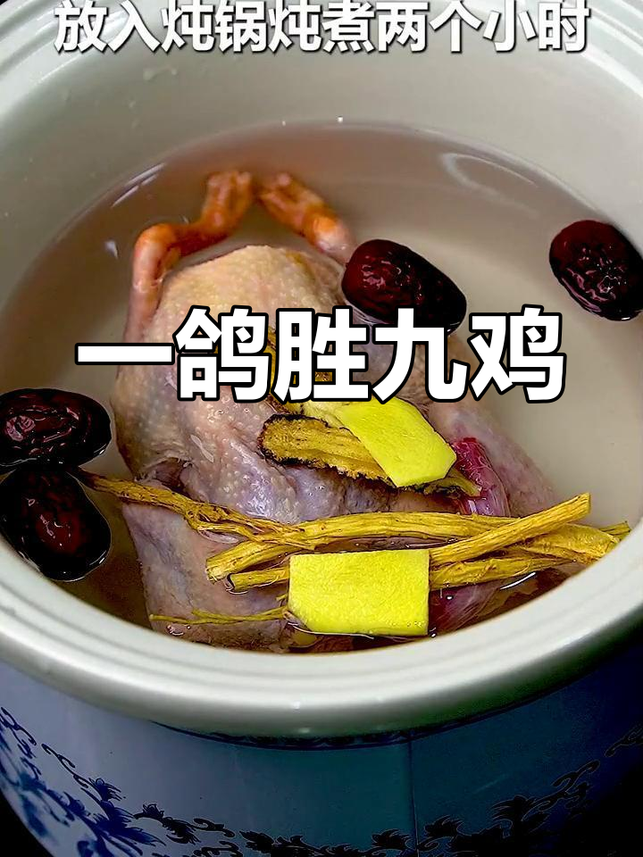 鸽子汤的滋补做法,营养满分