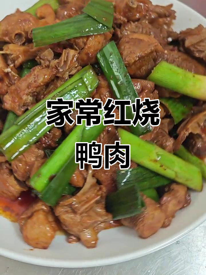 红烧鸭肉家常做法,简单又美味