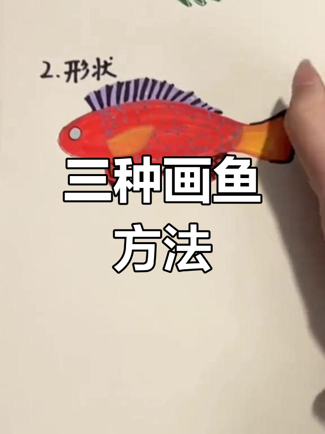 绘制不同鱼类的三种技巧