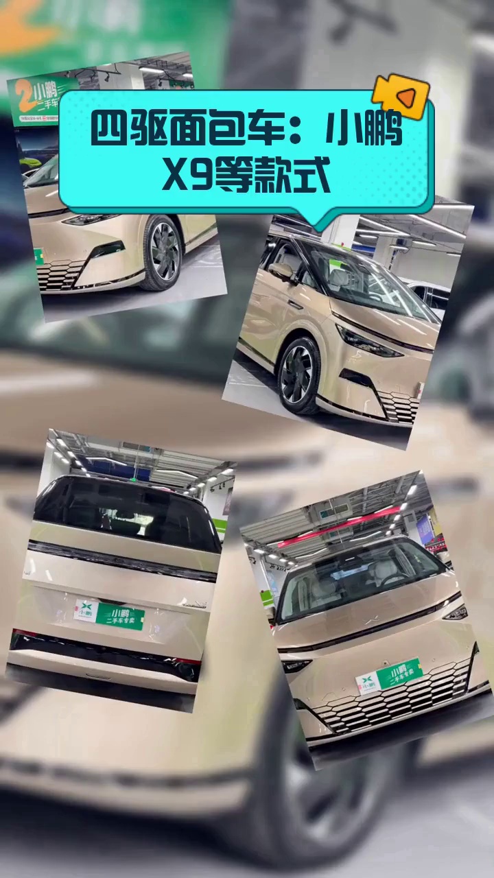 四驱面包车:小鹏X9等款式