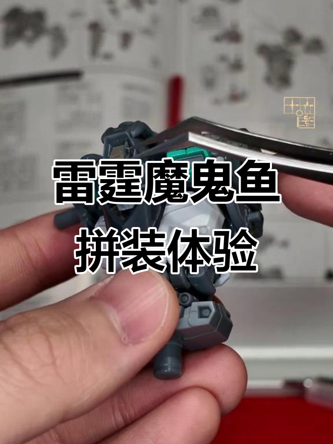 雷霆魔鬼鱼拼装全流程,细节展示与可动性评测