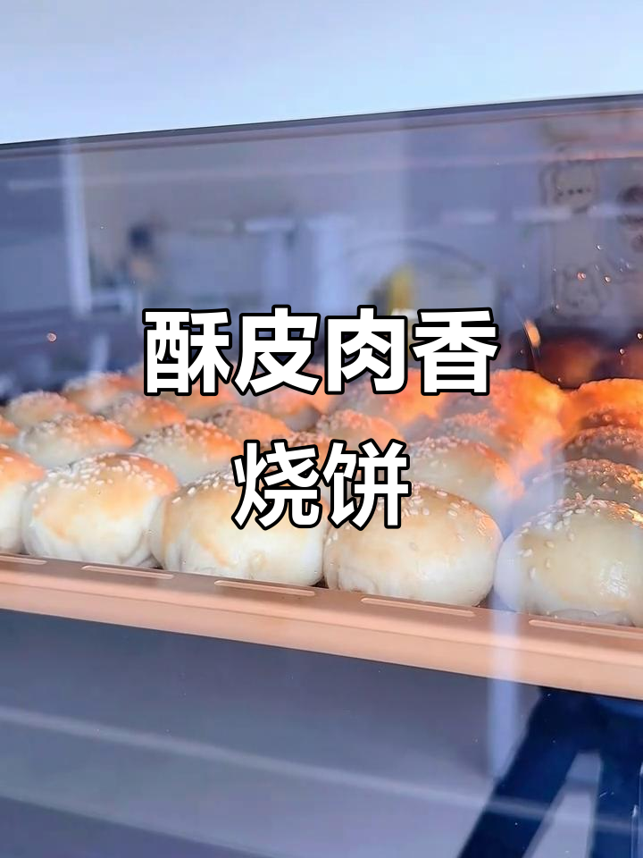 酥脆肉粒烧饼,简单易做,河北传统美味!