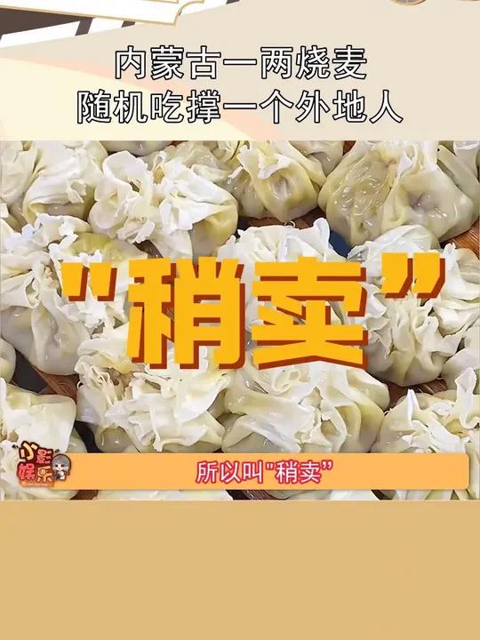 在内蒙古吃烧麦千万别点“一两”分量感人到让外地人怀疑人生!