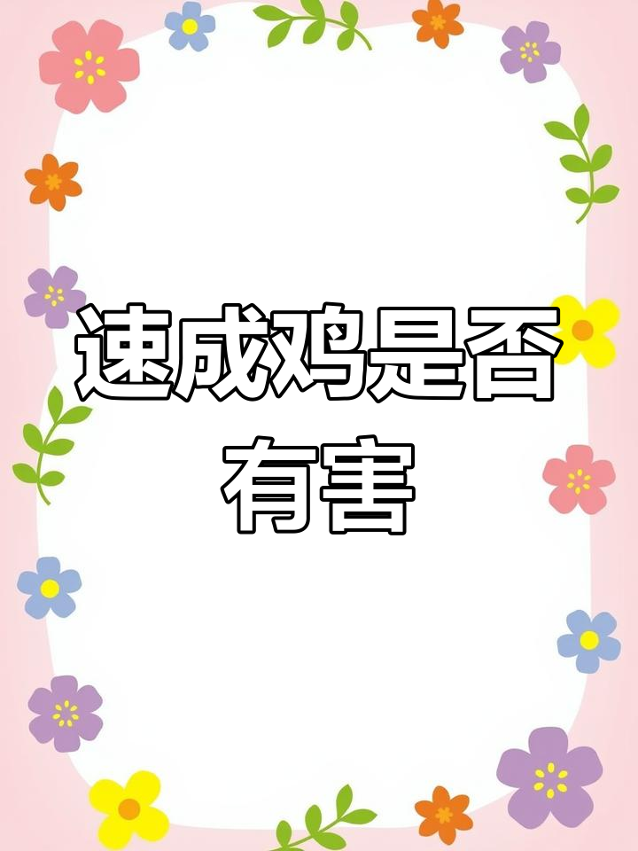 速成鸡的真相:生长速度与健康隐患