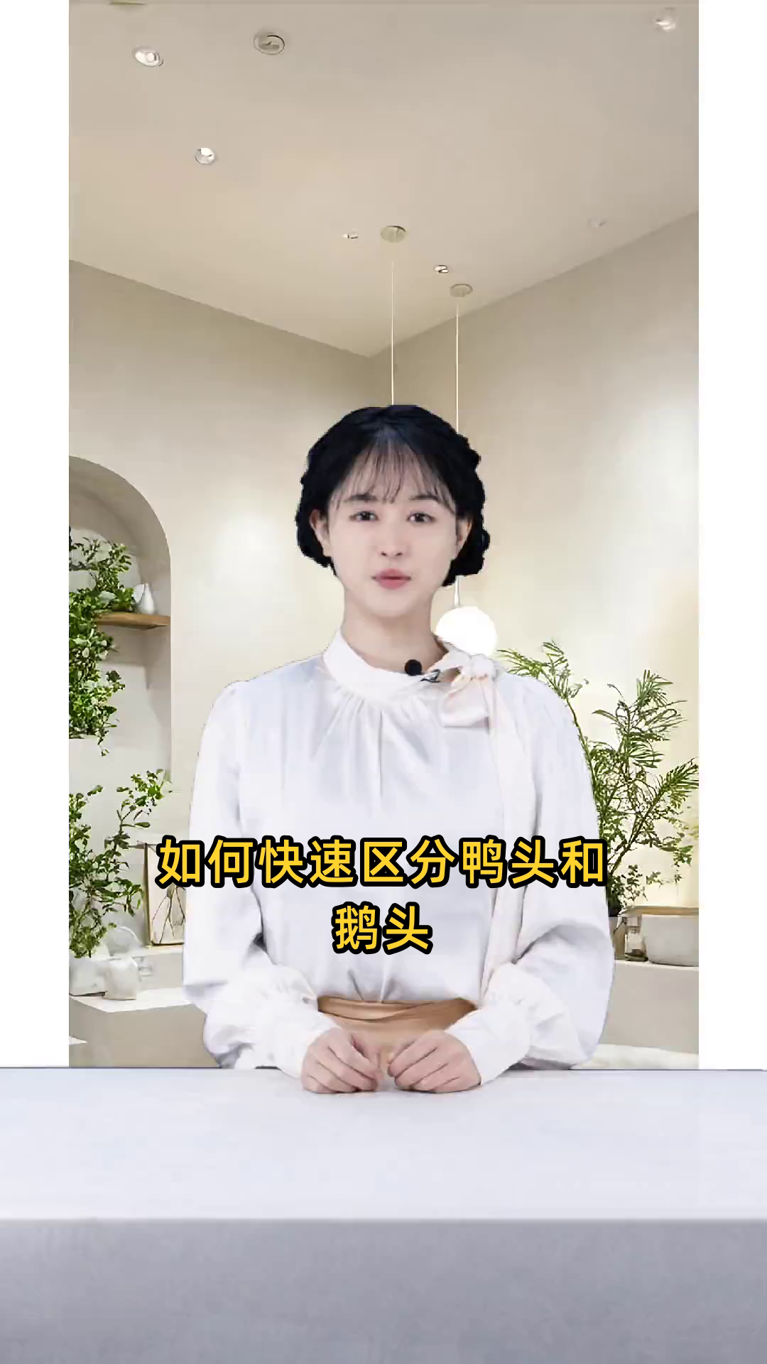 如何准确区分并辨认鸭头和鹅头,有哪些明显的特征?
