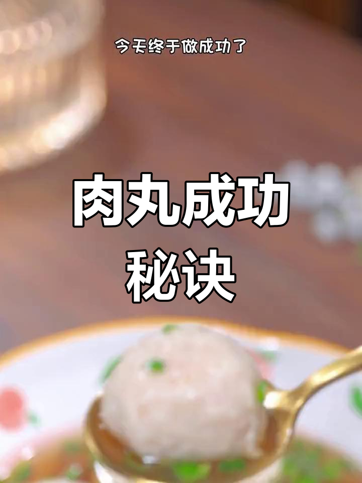 20斤猪肉换来成功,10分钟做出弹牙丸子,家人超爱!