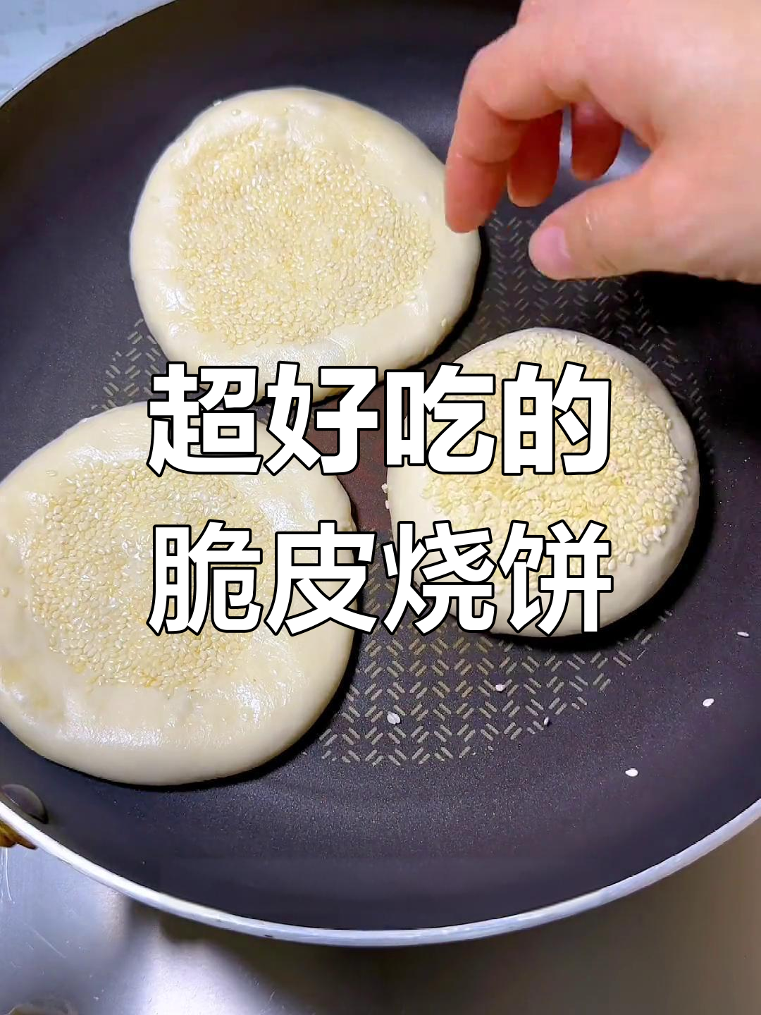 脆皮烧饼,外酥内嫩,肉馅香浓