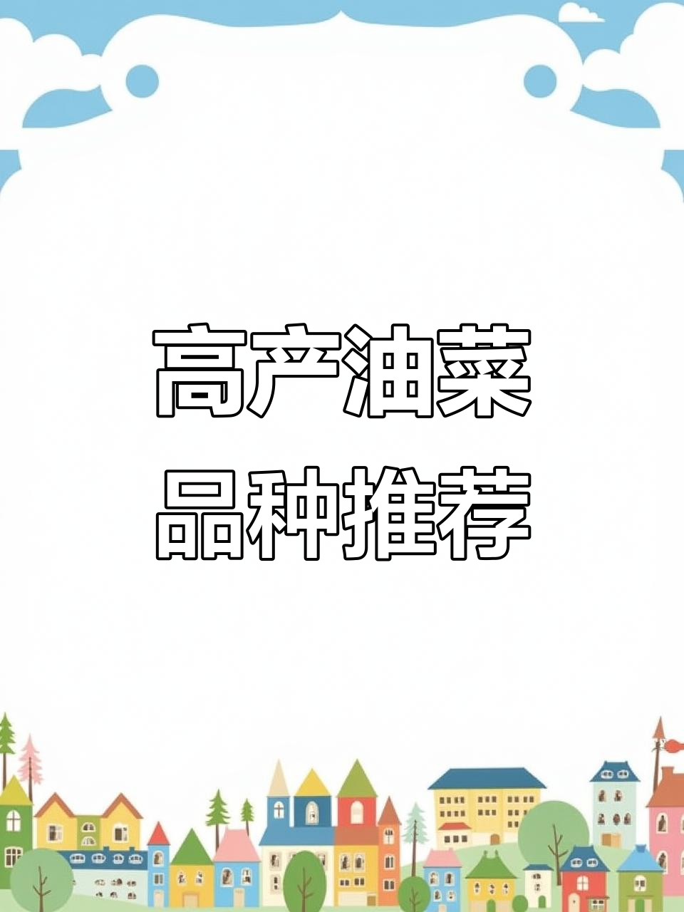 丰收季节来临,张总带来高产油菜种子