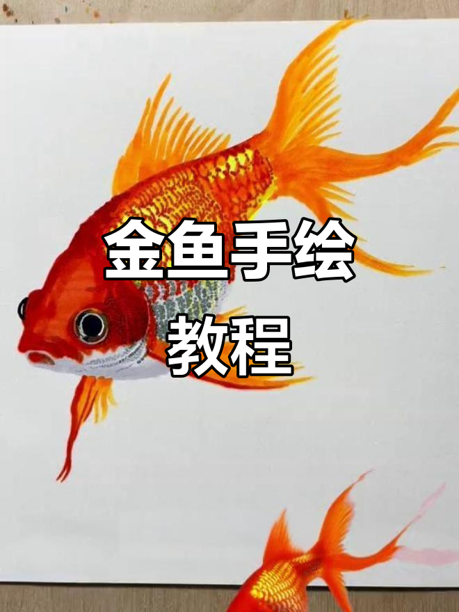 轻松学画金鱼,掌握点线技巧与色彩搭配
