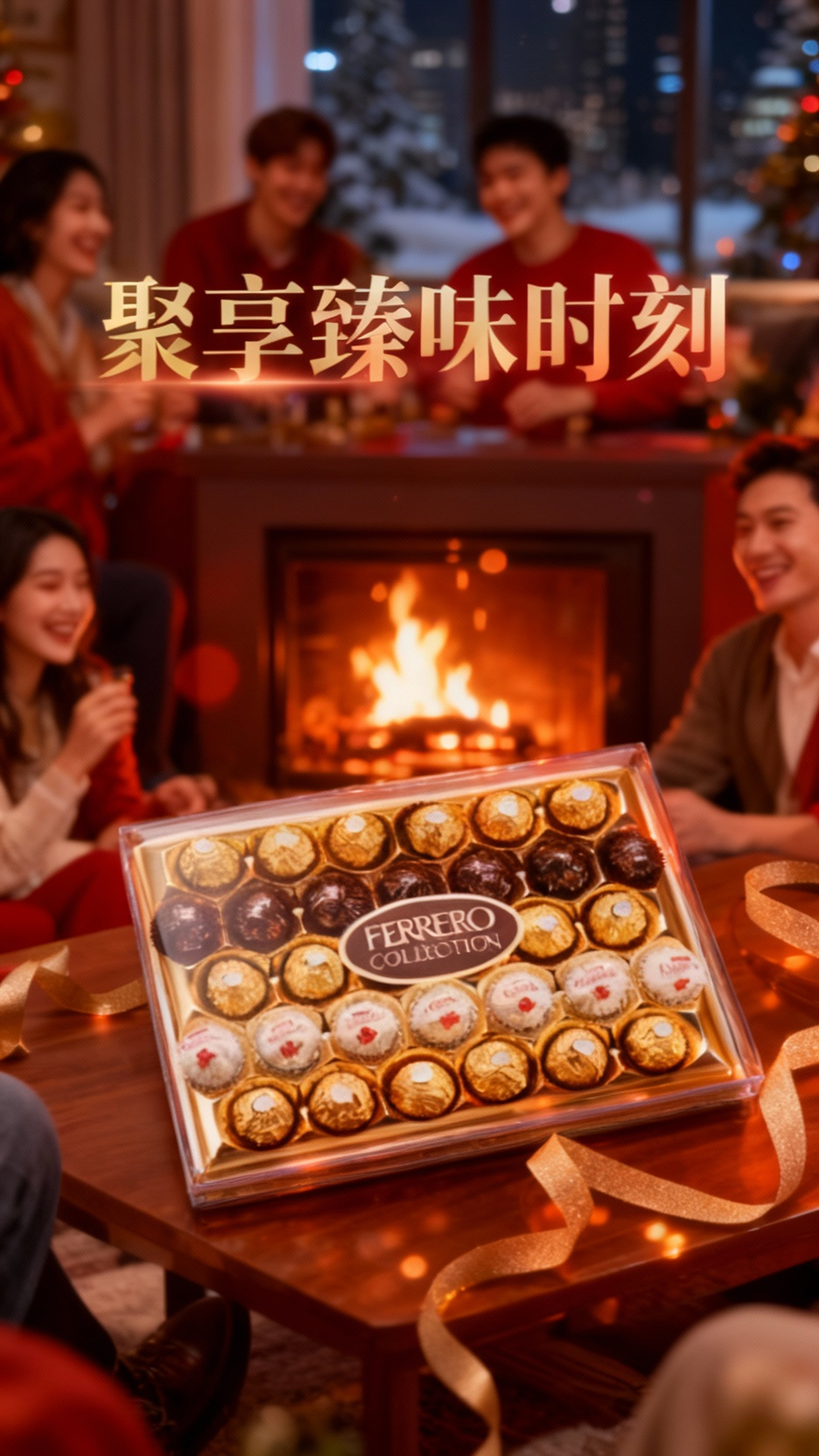 费列罗臻品威化礼盒，聚会分享必备
