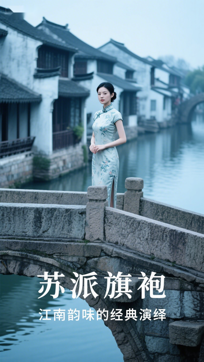 苏派旗袍江南韵味的经典演绎