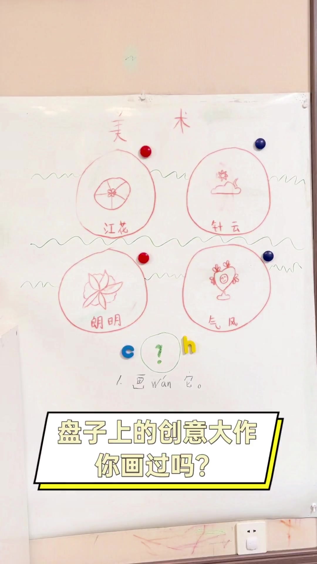 盘子上的创意大作,你画过吗?