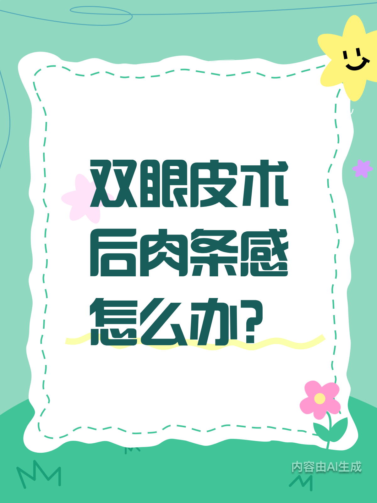 警惕!双眼皮术后肉条感咋回事?