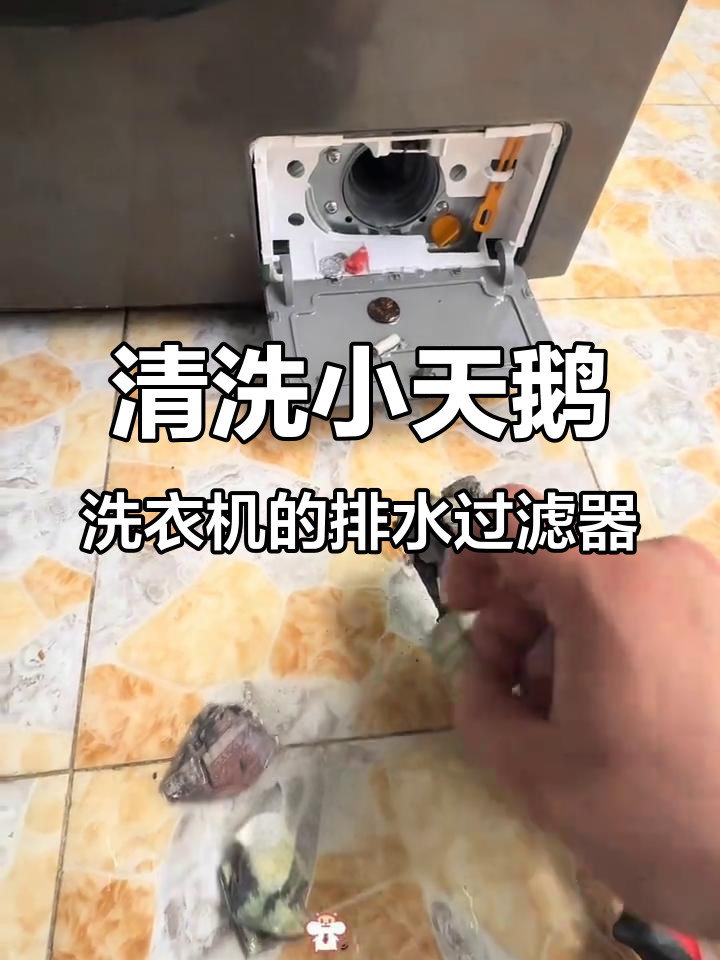 小天鹅洗衣机门打不开?教你清理排水过滤网解决E21故障