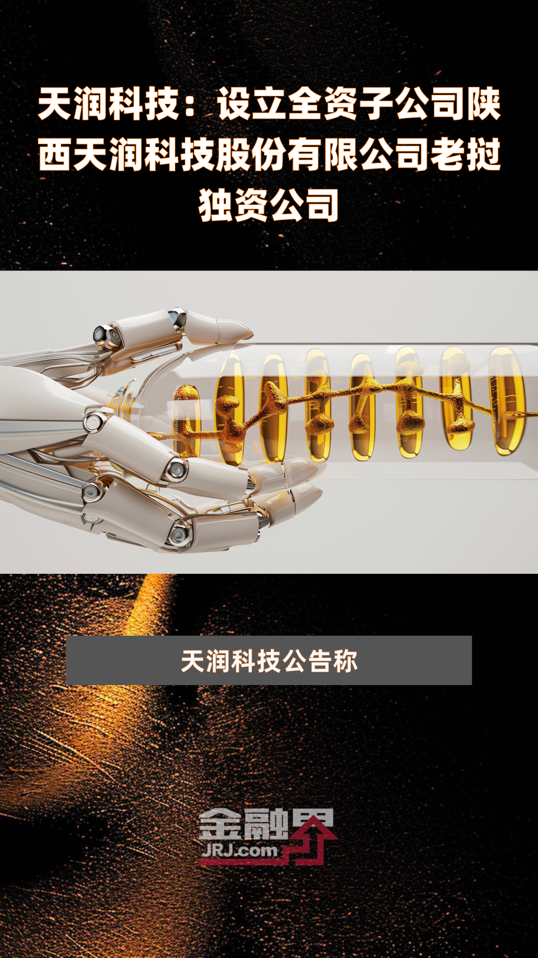 天润科技:设立全资子公司陕西天润科技股份有限公司老挝独资公司|快报