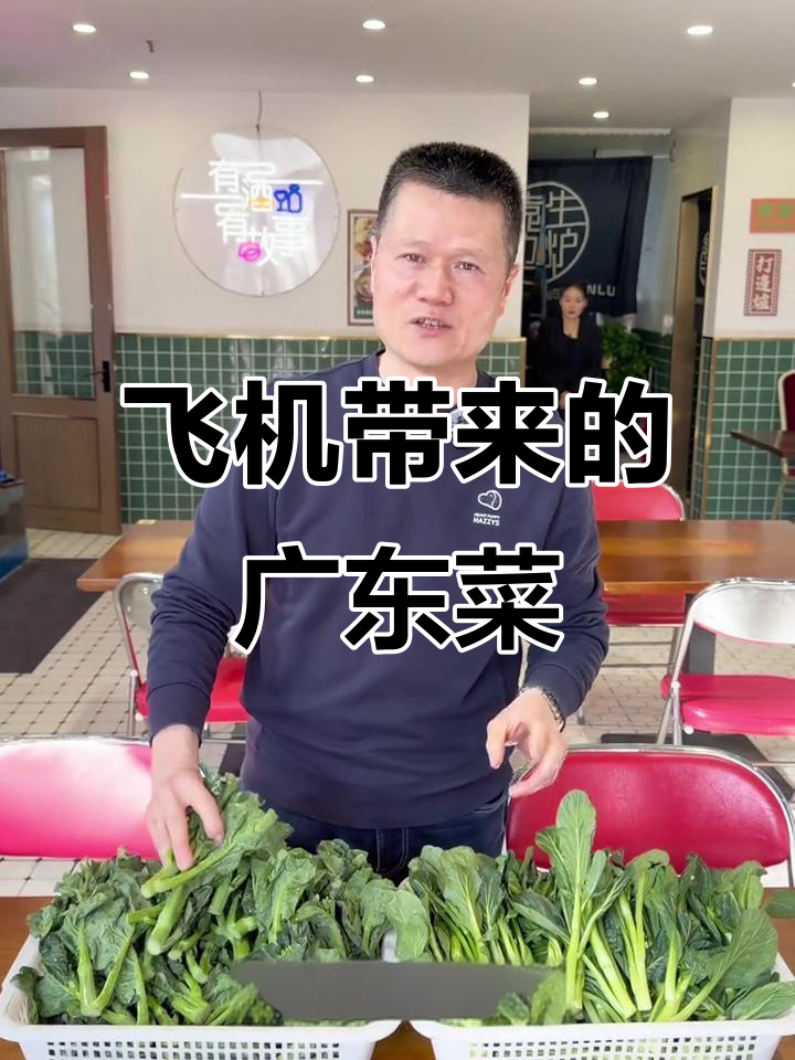 广东菜心与芥兰的独特风味,飞行而来的美味!