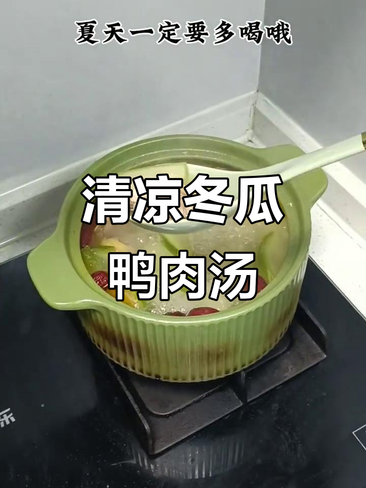 夏季清凉冬瓜鸭肉汤，解暑又美味