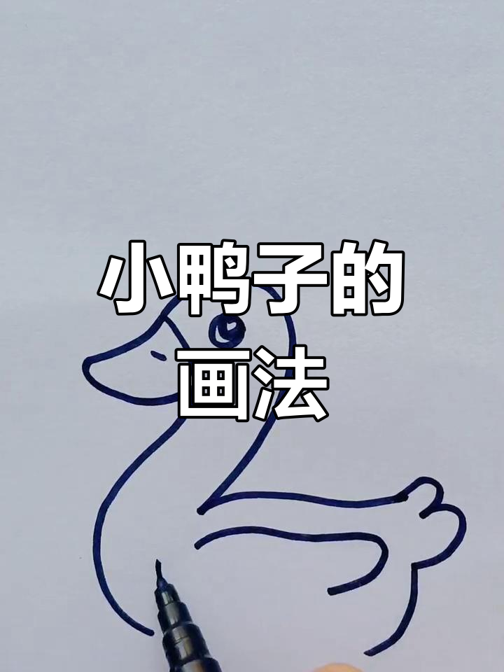 简单小鸭子简笔画教程